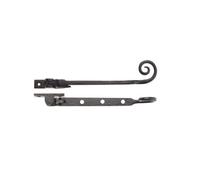 Ironmongery Solutions® 8 Inch Curly Tail Casement Stay Traditional Decorative Window Stay Durable Metal Stay for Timber Casement Windows Fixing Included