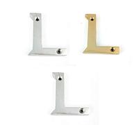 Ironmongery Solutions® Alphabets A-Z in Multiple Finishes. Door Alphabets with Durable Quality, Suitable for All Door Types Including Wooden, uPVC and Composite. Size 50mm. (L, Satin Chrome)