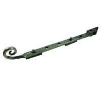 Ironmongery Solutions® Antique Range Curly Tail Casement Stays Traditional Window Stays Decorative Classic Design Fixings Included (Pewter, 250mm)