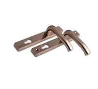 Ironmongery Solutions® Architectural Sprung Inline Lever Lever Door Handle - Premium Modern Handle with Smooth Spring Action, Strong Metal Build & Sleek Architectural Design (Hardex Gold)