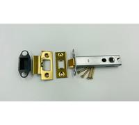 Ironmongery Solutions® Architectural Tubular Latch for Door Handels and Door Knobs.The Tubular Latch Consist Dimensions of (102mm, Satin Stainless Steel)