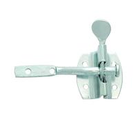 Ironmongery Solutions® Auto Gate Catch, Self-Locking, for Garden Gates, Side Gates, and External Access Points, Retail Pack (Bright Zinc Plated)