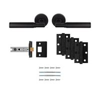 Ironmongery Solutions® Belas Latch Pack Ultimate Door Pack Complete Durable Latch Set for Reliable Security and Smooth Operation (Anthracite)