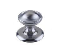 Ironmongery Solutions® Belgravia Centre Door Knobs Traditional Centre Door Knob Set Durable Metal Construction Fixings Included (Satin Chrome)