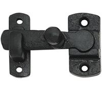 Ironmongery Solutions® Black Antique Iron Thumb Latch Handle 75mm - Traditional Gate and Door Latch Set for Rustic and Period Homes