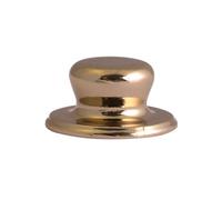 Ironmongery Solutions® Bottom Sash Knob Classic - Traditional Window Handle for Smooth Sash Operation, Secure Grip & Timeless Window Styling (Hardex Gold)
