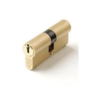 Ironmongery Solutions® British Standard Kitemarked 6-Pin Euro Profile Double Door Cylinder - Satin Finish - High-Security Anti-Snap and Anti-Pick (Boxed Packaging, 40mm/50mm - to Pass x2)