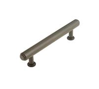 Ironmongery Solutions® Burlington Belgrave Stepped Cabinet Handles Solid Brass Stepped Design Furniture Drawer and Cupboard Handles Fixings Included (Dark Bronze, 128mm)