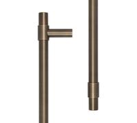 Ironmongery Solutions® CRES 3001 Pull Handle Modern Architectural Door Handle Durable Metal Fixings Included (Face Fix, Antique Brass)