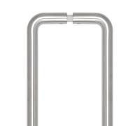 Ironmongery Solutions® CRES 3002 Pull Handle Modern Architectural Door Handle Durable Metal Fixings Included (Back to Back, Satin Stainless Steel)