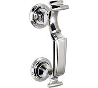 Ironmongery Solutions® Doctor, Door Knocker Heavy Duty Best Quality Traditional Style Quick Fix Fitting in Different Sizes & Finishes (188mm, Polished Chrome)
