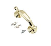 Ironmongery Solutions® Doctors Door Knocker - Traditional Heavy-Duty Door Knocker Inspired by Classic Medical Heritage (Hardex Gold - Concealed)