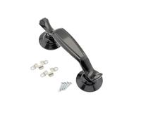 Ironmongery Solutions® Doctors Door Knocker - Traditional Heavy-Duty Door Knocker Inspired by Classic Medical Heritage (Black - Concealed)