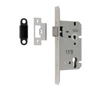 Ironmongery Solutions® Easi T DIN Euro Profile Nightlatch, Automatic Latching, for Residential and Commercial Doors (Square)