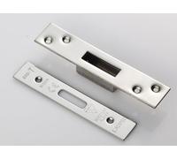 Ironmongery Solutions® Easi T Forend Strike and Fixing Pack for BS 5 Lever Deadlocks, Includes Strike Plates and Fixing Screws (Square)