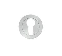 Ironmongery Solutions® Euro Profile Escutcheon Door Cylinder Cover Durable Professional Finish for Residential and Commercial Use (Satin Chrome)