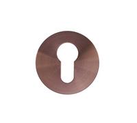 Ironmongery Solutions® Euro Profile Rosso Slim Escutcheon 4mm for Door Cylinder Lock Applications Durable Replacement Hardware Professional Finish Fixing Included (PVD Bronze)