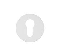 Ironmongery Solutions® Euro Profile Rosso Slim Escutcheon 4mm for Door Cylinder Lock Applications Durable Replacement Hardware Professional Finish Fixing Included (Powder Coat White)