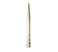 Ironmongery Solutions® Extended Arm T/S Double Rebated Door Selector 202mm - Top Mounted Door Sequencer for Rebated Double Doors, Accurate Closing Control, Fixing Included (Silver)