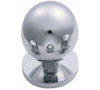 Ironmongery Solutions® Fingertip Design Solid Ball Cabinet Door Knob - 25mm, Polished Chrome Finish, Premium Cupboard & Drawer Handle