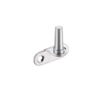 Ironmongery Solutions® Flush Fitting Pins for Casement Stay Pack of 2 Durable Metal Window Pins for Timber Casement Hardware Fixing Included (Satin Chrome)