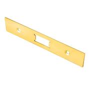 Ironmongery Solutions® Forend Strike and Fixing Pack for FLL5030 Flat Latch, Strike Plate with Fixing Screws, Residential and Commercial Use (PVD, Square)