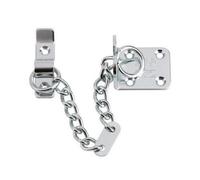Ironmongery Solutions® Heavy Duty 200 mm Door Chain Security Chain Lock for Front Doors Entrance Doors Fixings Included (Polished Chrome)