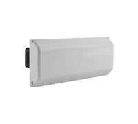 Ironmongery Solutions® Heritage & Architectural Shield TS 008 Internal Letterplate - High-Security Draught-Proof Inner Door Plate for PAS24 Doors (White)