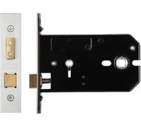 Ironmongery Solutions® Horizontal Bathroom Lock 127mm - Stainless Steel Faced, Durable Privacy Lock for Internal Doors