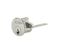 Ironmongery Solutions® Jedo 5 Pin Replacement Rim Cylinders Keyed to Differ with 3 Keys Solid Brass Door Lock Cylinder for uPVC Timber & Composite Doors Fixings Included (Polished Chrome)