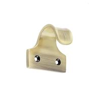 Ironmongery Solutions® Jedo Brass Sash Lifts Traditional Sliding Sash Window Lifts Solid Brass Window Furniture Fixings Included (Antique Brass)
