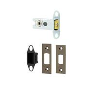 Ironmongery Solutions® Jedo Heavy Duty Tubular Deadbolts Robust Security Mortice Deadbolt for Timber & Composite Doors Fixings Included (Antique Brass, 64mm)