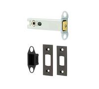 Ironmongery Solutions® Jedo Heavy Duty Tubular Deadbolts Robust Security Mortice Deadbolt for Timber & Composite Doors Fixings Included (Dark Bronze, 102mm)