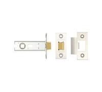Ironmongery Solutions® Jedo Heavy Duty Tubular Latches 45 Degree Short Travel Robust Door Latch Mechanism for Internal & External Doors Fixings Included (Satin Stainless Steel, 76mm)