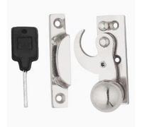 Ironmongery Solutions® Knob Claw Sash Fastener Locking in Multiple Finishes and Various Packs (5, Polished Brass)