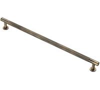 Ironmongery Solutions® Knurled Pull Handle 320mm Antique Brass Cupboard & Drawer Handle Furniture Fitting (Antique Brass, 320mm)