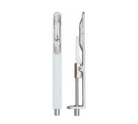 Ironmongery Solutions® Lever Action Flush Bolt 20 x 200mm Radius Forends Steel Concealed Door Bolt Smooth Secure Fixing Included