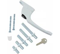 Ironmongery Solutions® Maxim Inline Multi-Spindle Window Handle - Non-Handed, Suitable for Right & Left-Handed Windows, White Finish