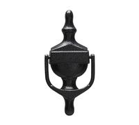 Ironmongery Solutions® Medium Nu Victorian Urn Door Knocker Without Spyhole (Face Fix) - Traditional Decorative Urn-Style Front Door Knocker (Antique Black)