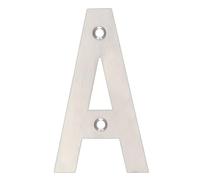 Ironmongery Solutions® Metal Letter A 75mm House and Building Address Letter for Doors Walls Gates and Signage Weather Resistant Professional Finish Fixings Included