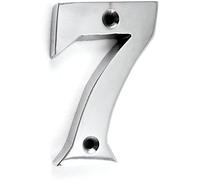 Ironmongery Solutions® Number 0-9, Elegant and Bold Door Numerals in POLISHED CHROME. Suitable for All Door Types Including Wooden, uPVC and Composite. Size50mm. (Number 7)