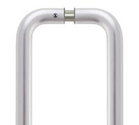 Ironmongery Solutions® Pair of 19mm D Pull Handles 600mm Stainless Steel Door Handles with Back to Back Fixings Fixing Included