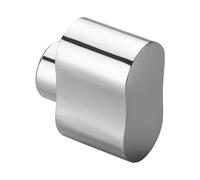 Ironmongery Solutions® Peanut Shaped Thumbturn to Suit Door Lock Cylinder Solid Metal Internal Turn for Smooth Manual Locking Control (Polished Chrome)