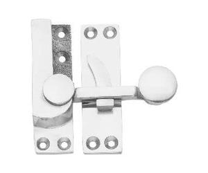Ironmongery Solutions® Quadrant Arm Sash Window Fastener in Polished Chrome Finish
