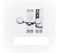 Ironmongery Solutions® Quadrant Arm Sash Window Fastener in Satin Nickel Polish Finish