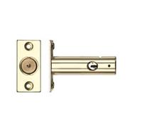 Ironmongery Solutions® Rack Bolt 61mm Steel Window Security Bolt Compact Reliable Locking Fixing Included (Electro Brass)
