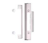 Ironmongery Solutions® Rebate Kit to Suit Contract Sash and Bathroom Lock Precision Engineered for Rebated Timber Doors Professional Finish Fixing Included (Satin Stainless)