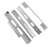 Ironmongery Solutions® Rebate Set for Architectural DIN Locks, for Rebated Double Doors, Includes Strike Plate, Residential and Commercial Use