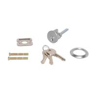 Ironmongery Solutions® Replacement Rim Cylinder 5 Pin - Secure Surface Mounted Door Lock Cylinder for Nightlatch Systems (Boxed, Satin)