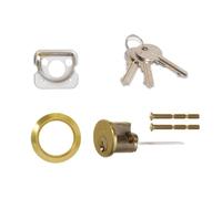 Ironmongery Solutions® Replacement Rim Cylinder 5 Pin - Secure Surface Mounted Door Lock Cylinder for Nightlatch Systems (Boxed, Brass)